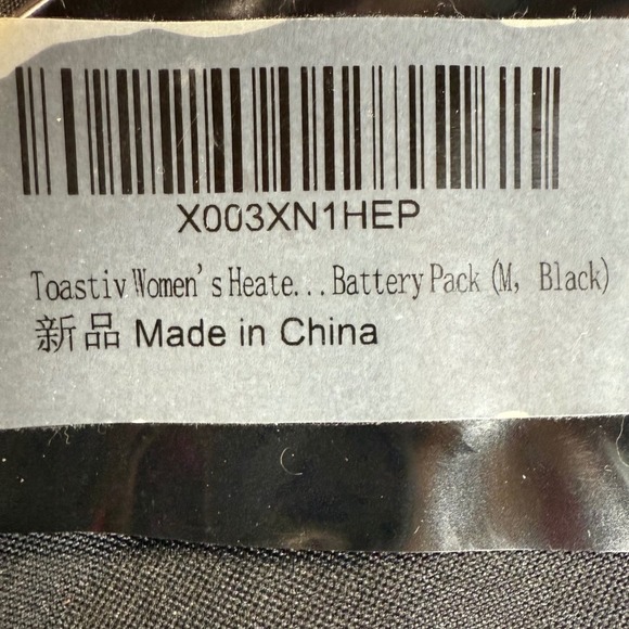 Toastiv Heated Vest Women Medium Black Puffer NO BATTERY - Picture 12 of 16